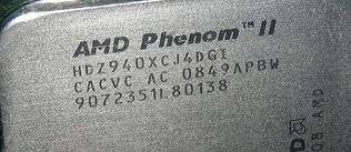 phenom II X4 940 Black edition 